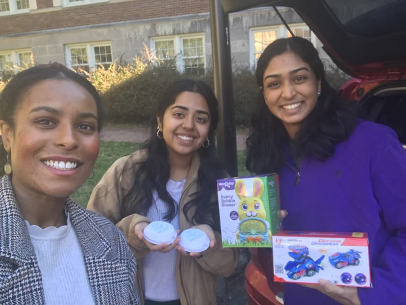 Donation to First in Families 